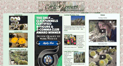 Desktop Screenshot of cactuslovers.com